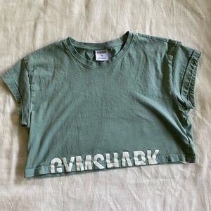 Gymshark Cropped Tee Mint